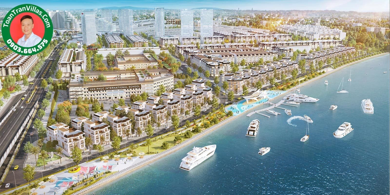 Phối cảnh The Mansion ven sông Sài Gòn và bến Dragon Bay
