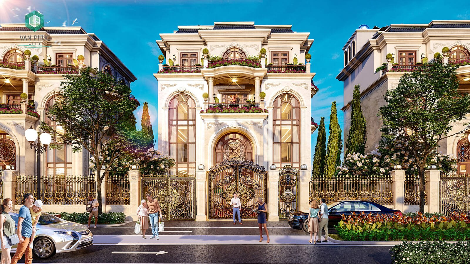 Biệt thự ven sông tại Vạn Phúc City