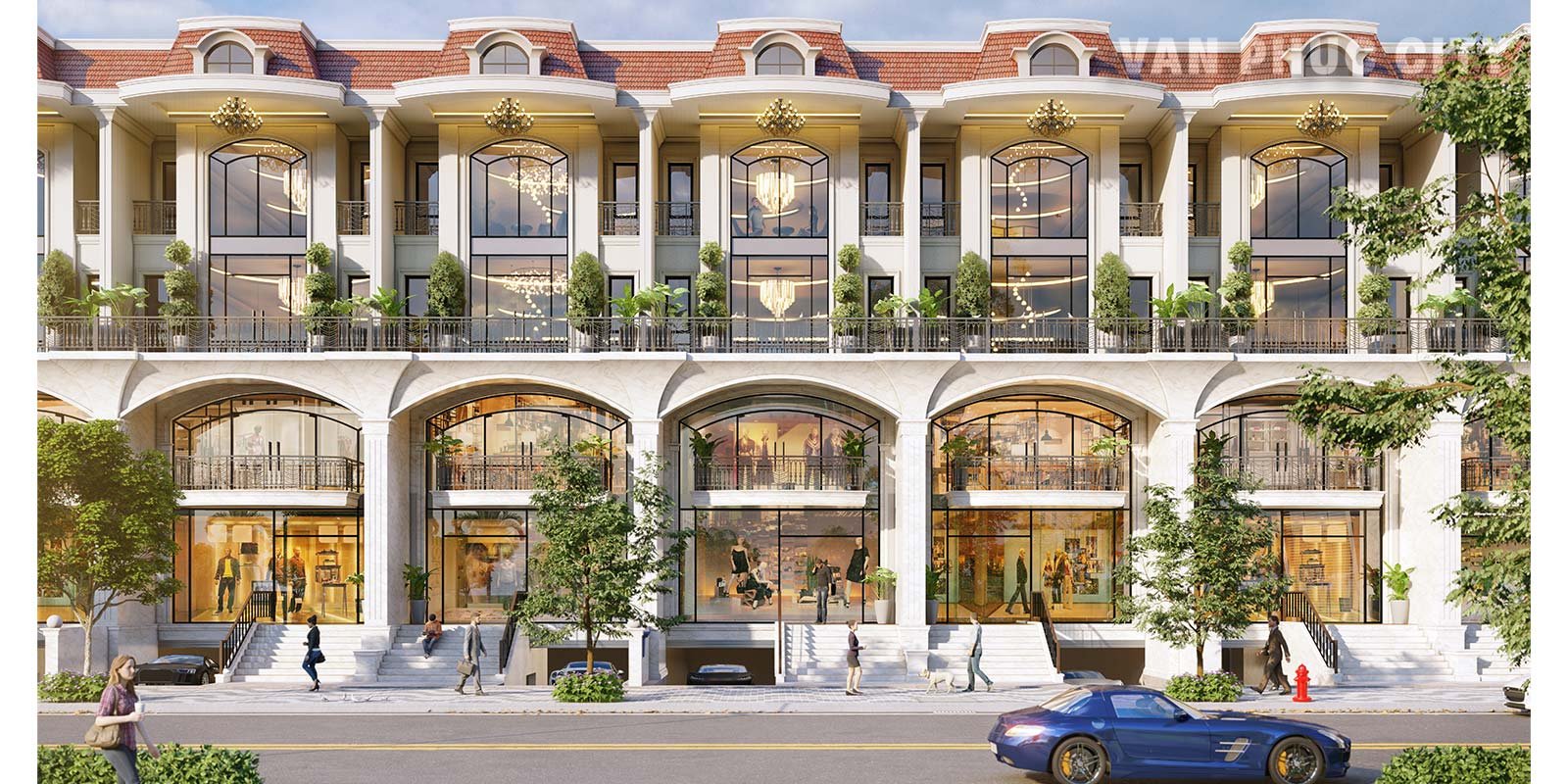 Công viên và không gian xanh của Vạn Phúc City