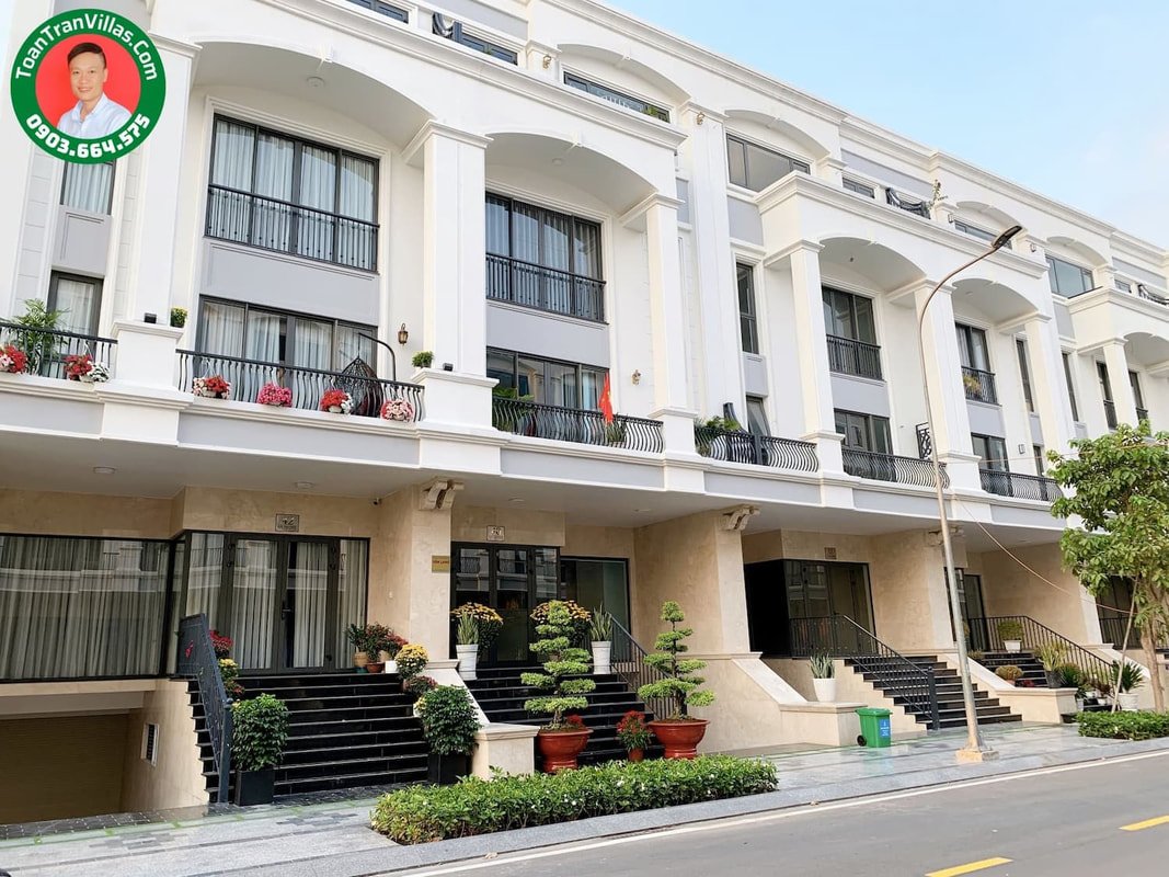 Mẫu nhà phố liên kế khu Đông Nam Vạn Phúc City