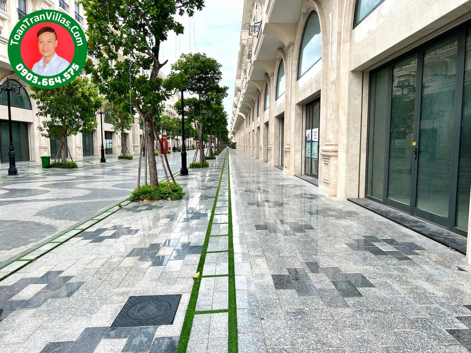 Kiến trúc nhà phố trên tuyến phố đi bộ Royal
