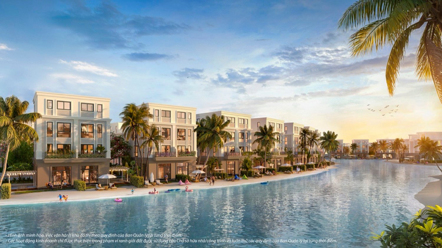 Biệt thự ven biển hồ Vinhomes Green Paradise Cần Giờ