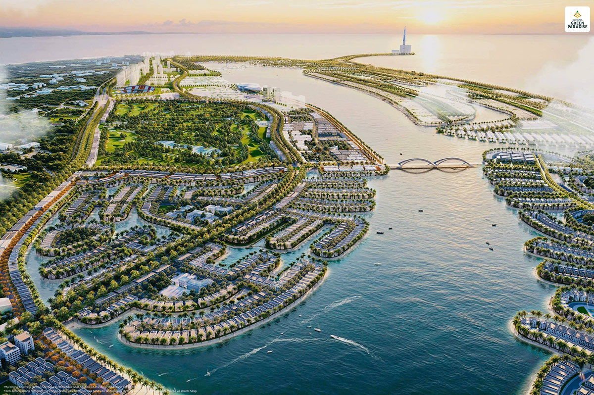 Phối cảnh tổng thể Vinhomes Green Paradise Cần Giờ