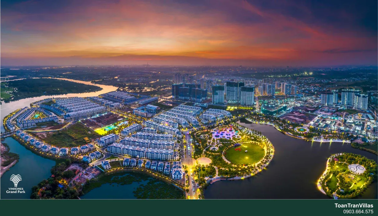 Toàn cảnh khu đô thị, Vinhomes Grand Park