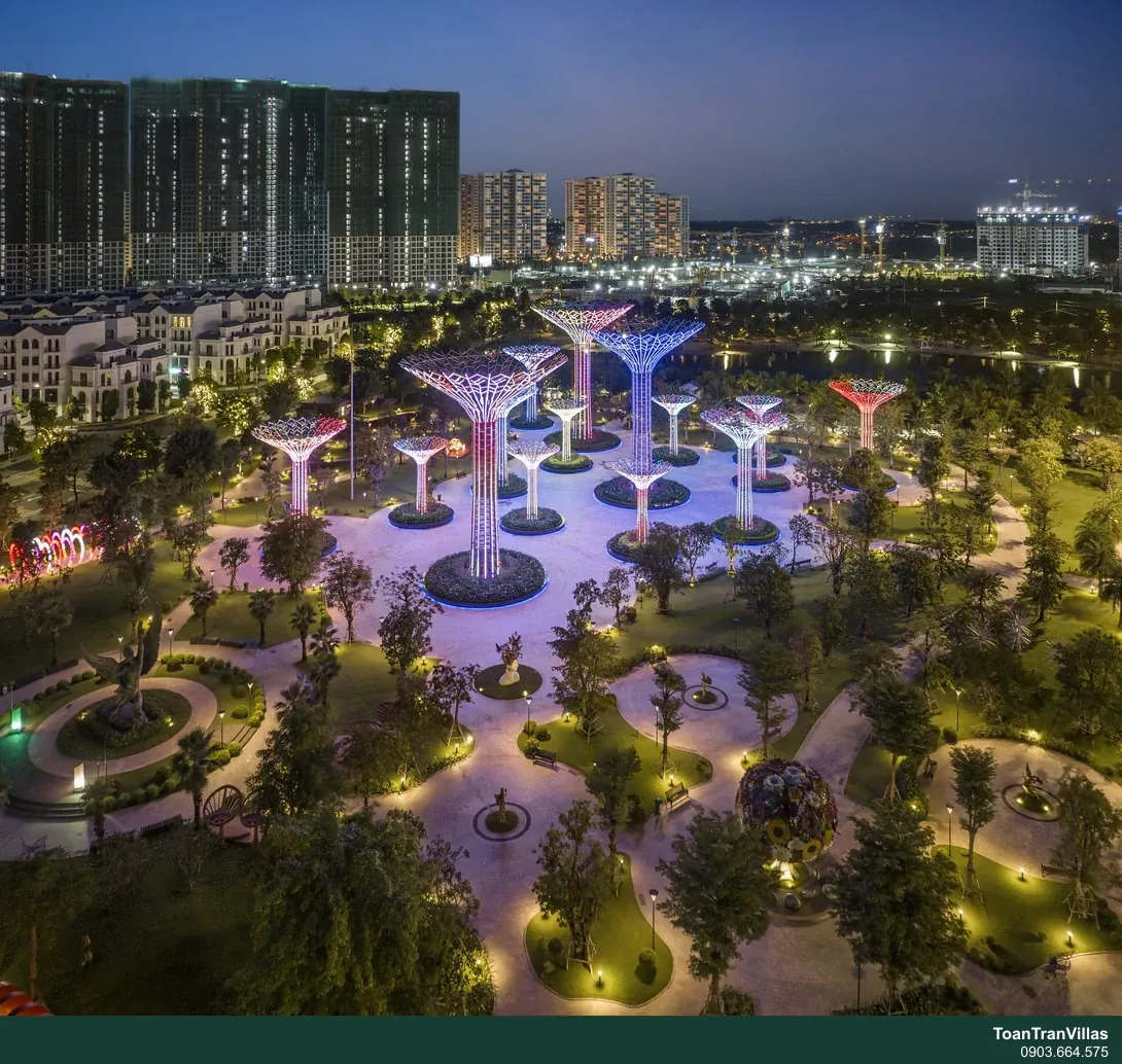 Công viên Ánh Sáng buổi tối, Vinhomes Grand Park