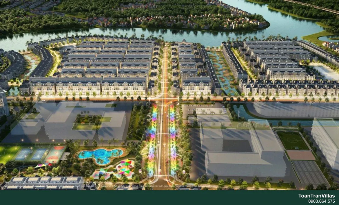 Phối cảnh tổng thể phân khu The Manhattan, Vinhomes Grand Park