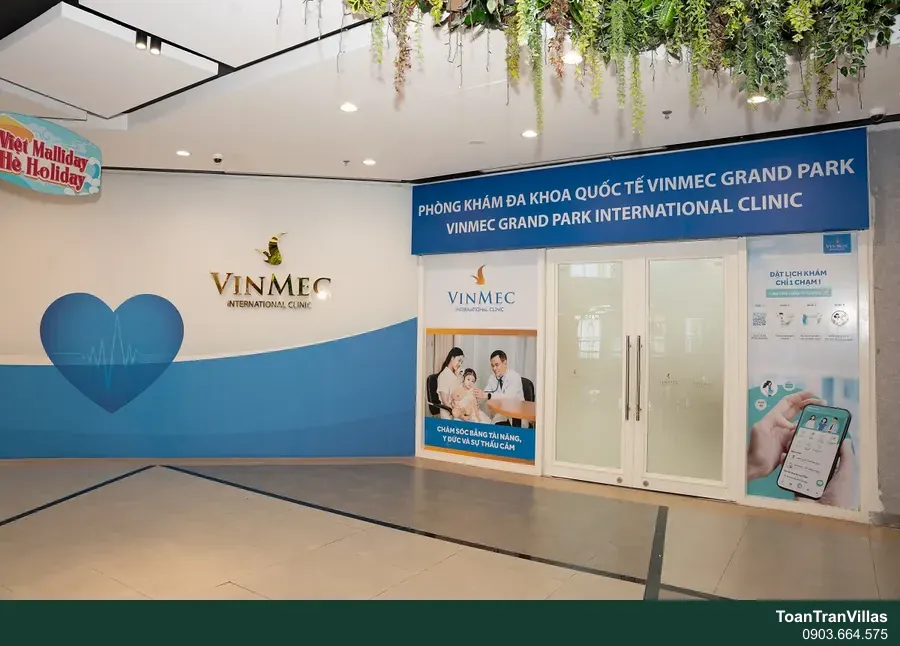 Phòng khám Vinmec Grand Park tầng L2 Vincom, Vinhomes Grand Park