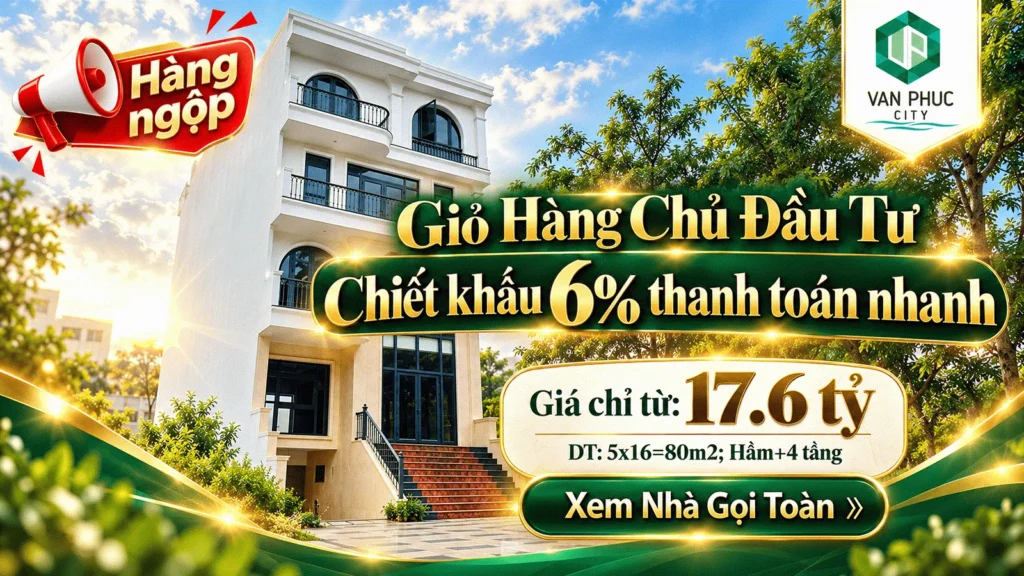 Nhà phố · 85 m² · Vạn Phúc 1