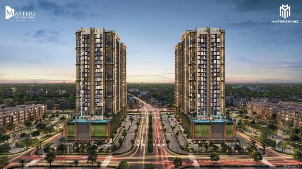 Căn hộ 4 phòng ngủ tại The Global City: Grand View 154 tới 210m² có sân vườn riêng