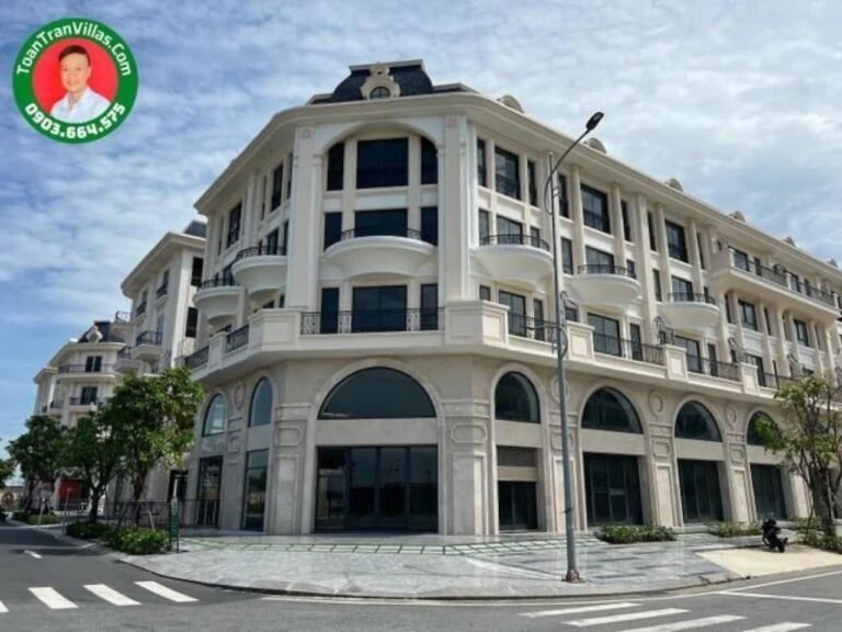 Shophouse · góc 2 mặt tiền · mặt tiền · 154 m² · Royal Vạn Phúc