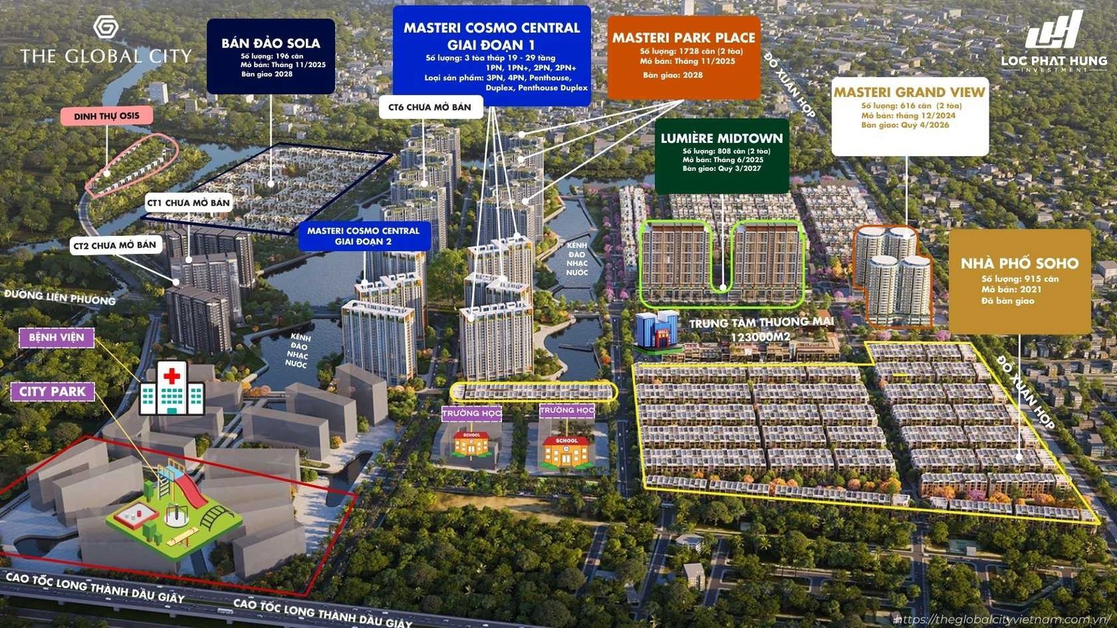 Bệnh viện quanh The Global City: AIH chuẩn JCI, Lê Văn Thịnh và Vinmec