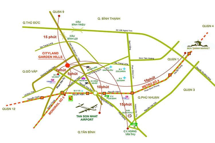 Đường Dương Quảng Hàm mở rộng: mặt tiền Cityland Garden Hills hưởng lợi gì